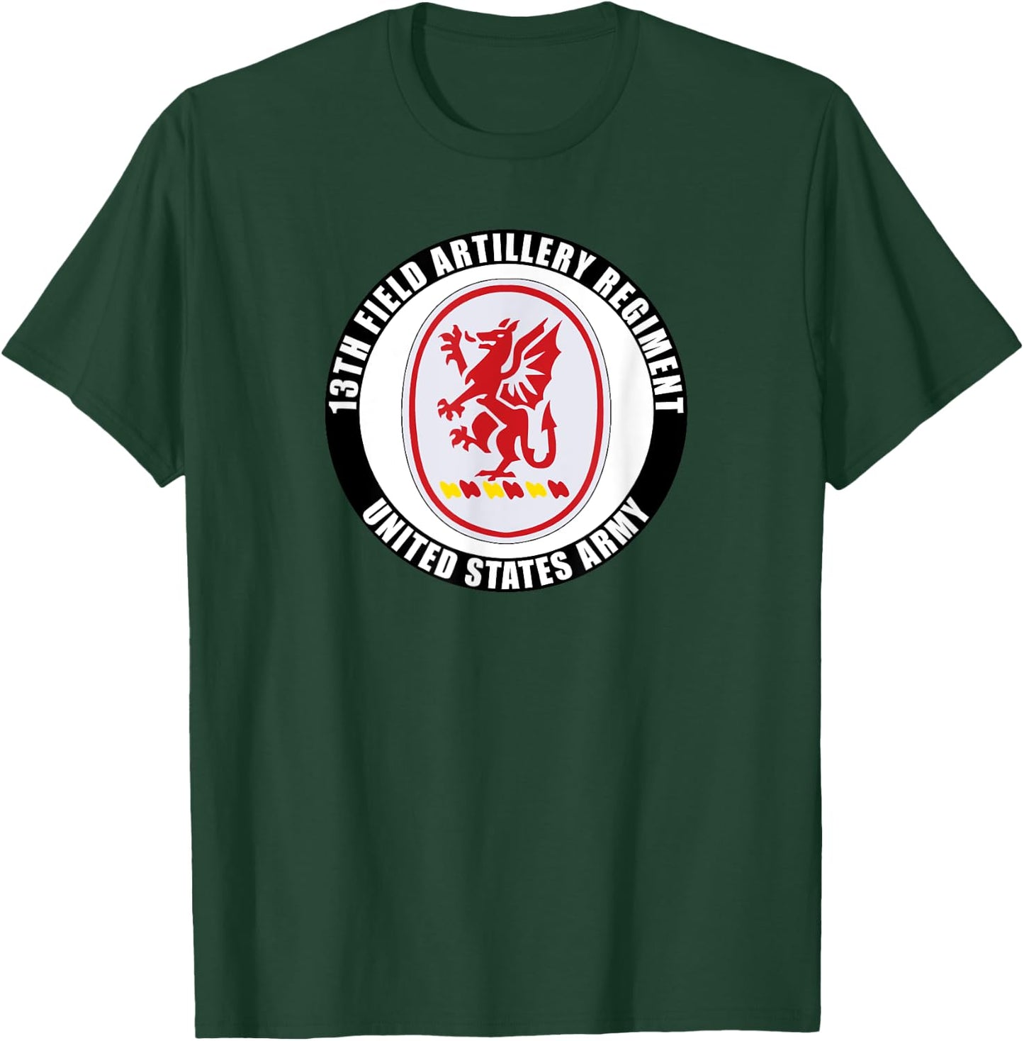13th Field Artillery Regiment United States Army Veteran T-Shirt - T-Shirt | Forest