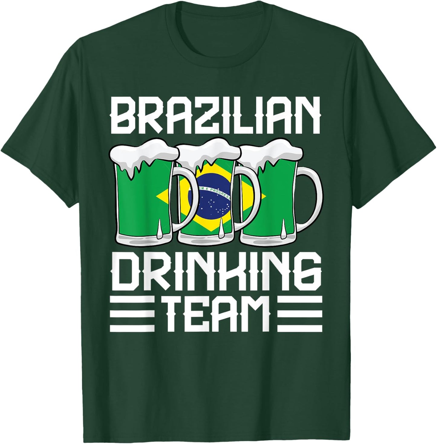 Brazilian Drinking Team Brazil T-Shirt - T-Shirt | Forest