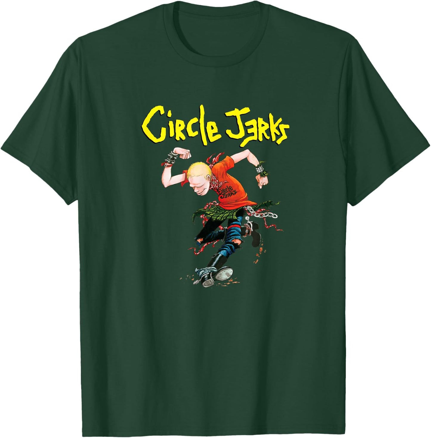Circle Jerks - Skankman - Official Merchandise T-Shirt - T-Shirt | Forest