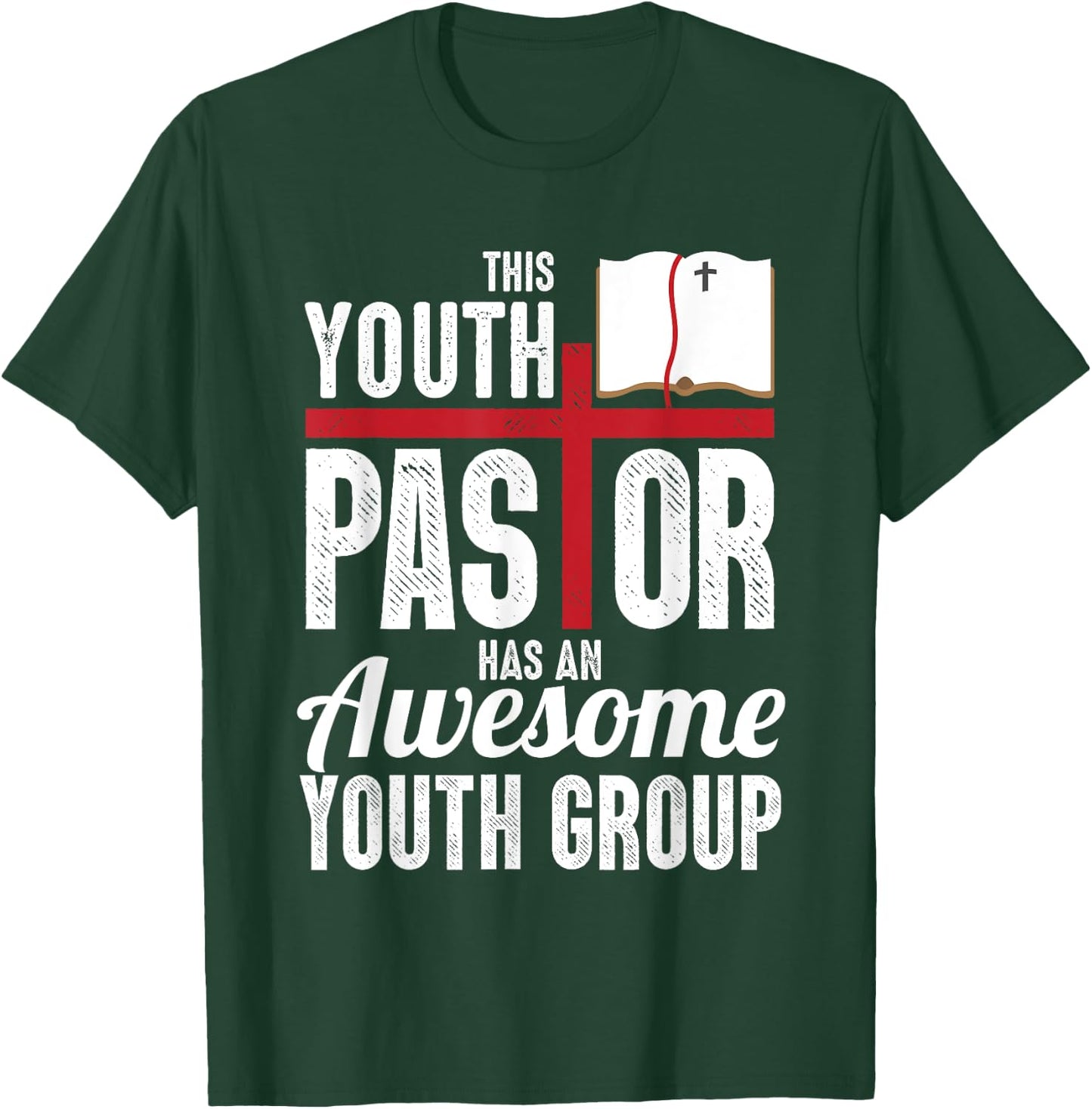 Cool Youth Pastor Art Women Christian Church Lovers T-Shirt - T-Shirt | Forest