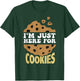 I'm Just Here For The Cookies Funny Christmas Cookies Outfit T-Shirt - T-Shirt | Forest