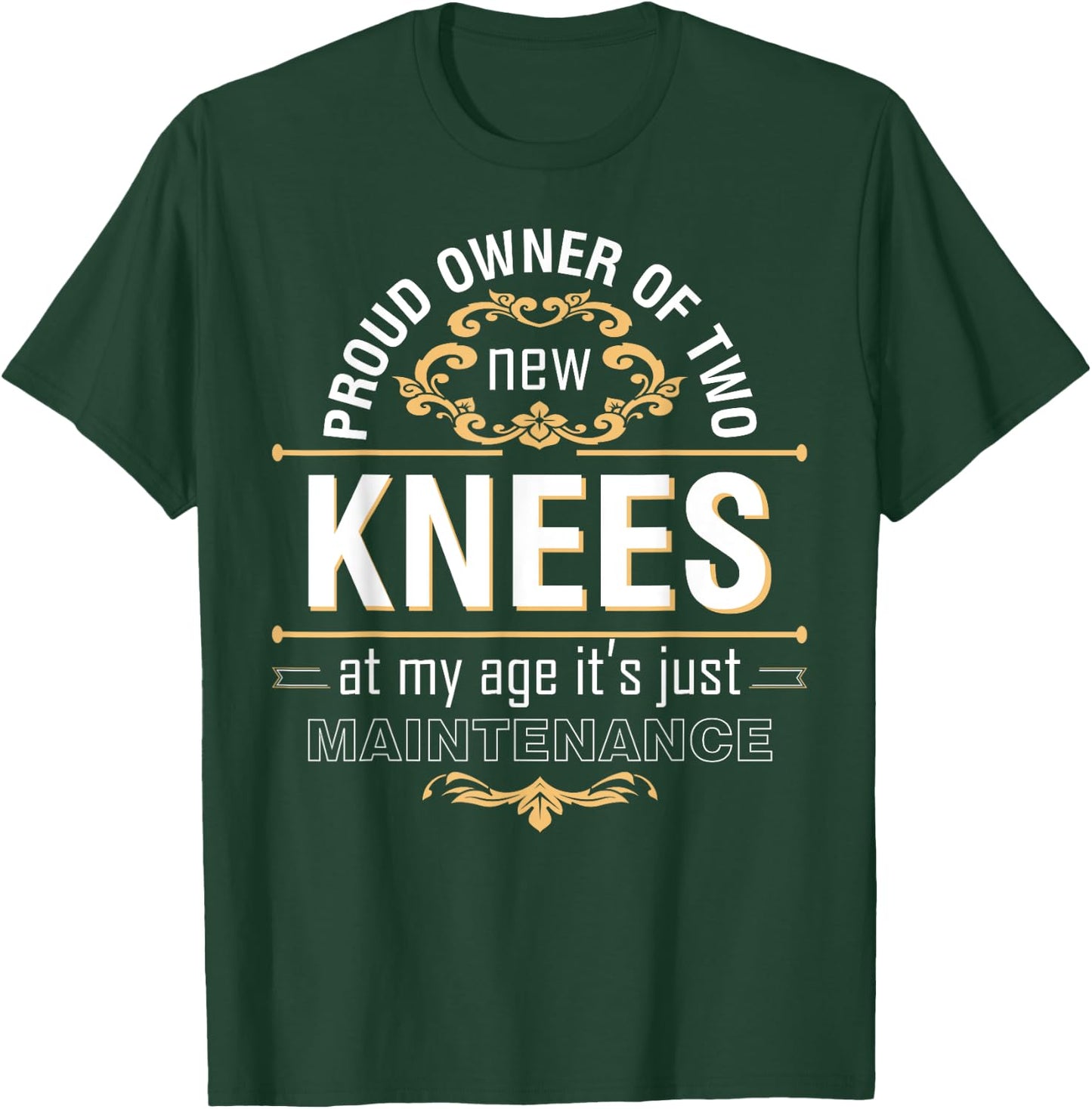 Knee Surgery Replacement Get Well Gifts ACL Surgery Recovery T-Shirt - T-Shirt | Forest