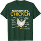 Anatomy of a Chicken Farmers Chicken Coop T-Shirt - T-Shirt | Forest