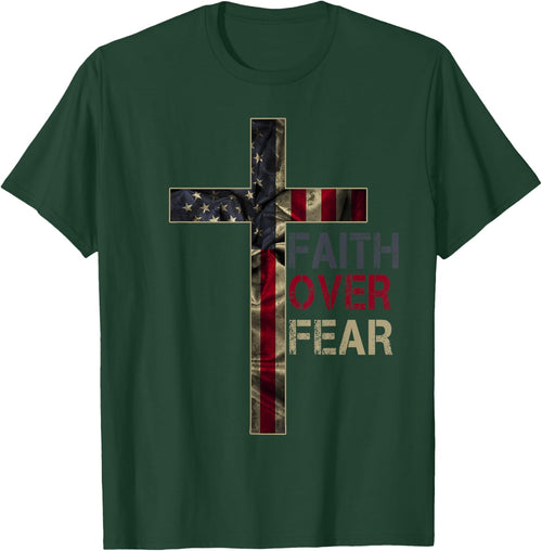 American Patriotic Christians God Faith Faith Over Fear