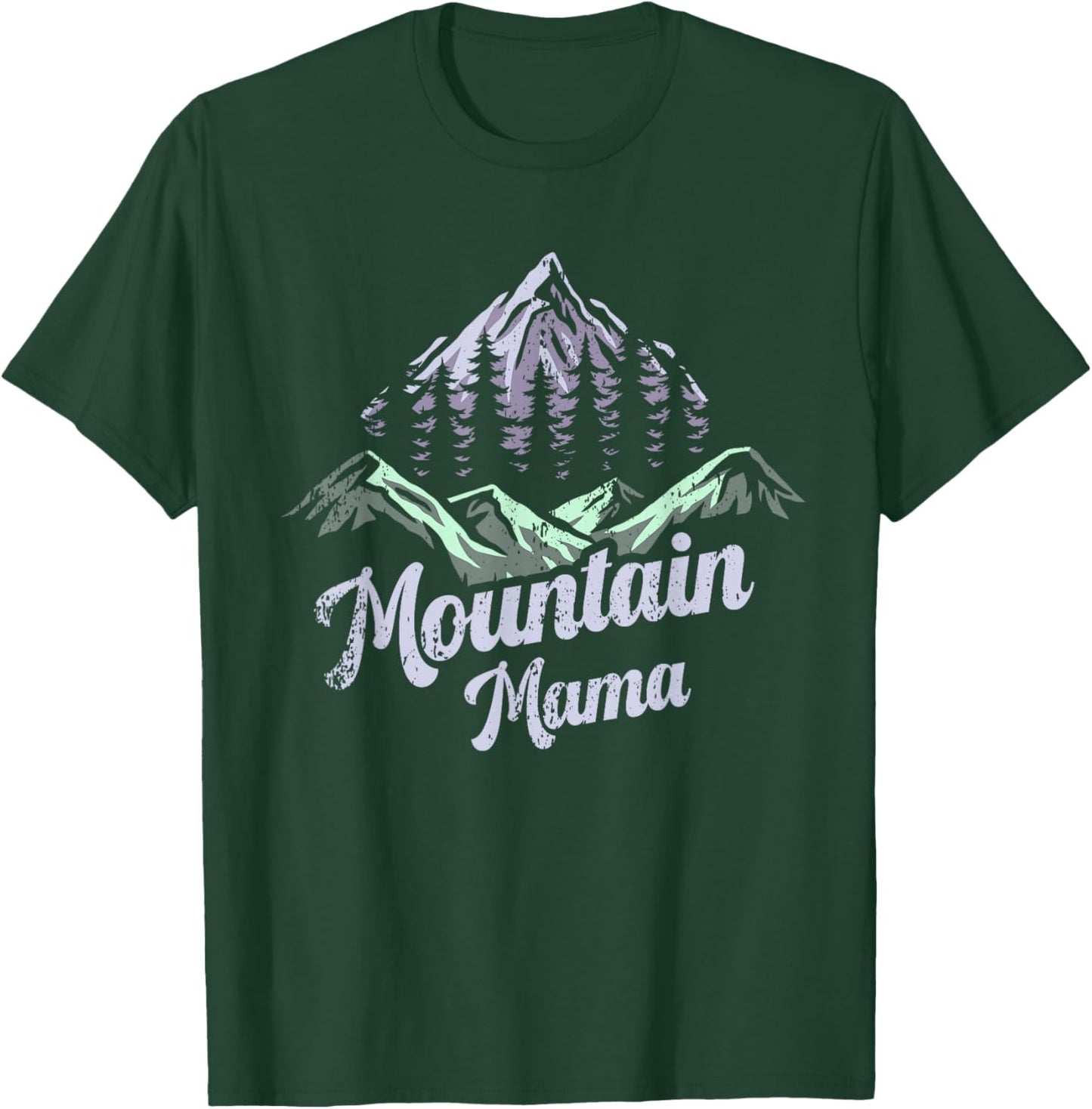 Mountain Mama Camping Hiking Mom Adventure Mothers Day T-Shirt - T-Shirt | Forest