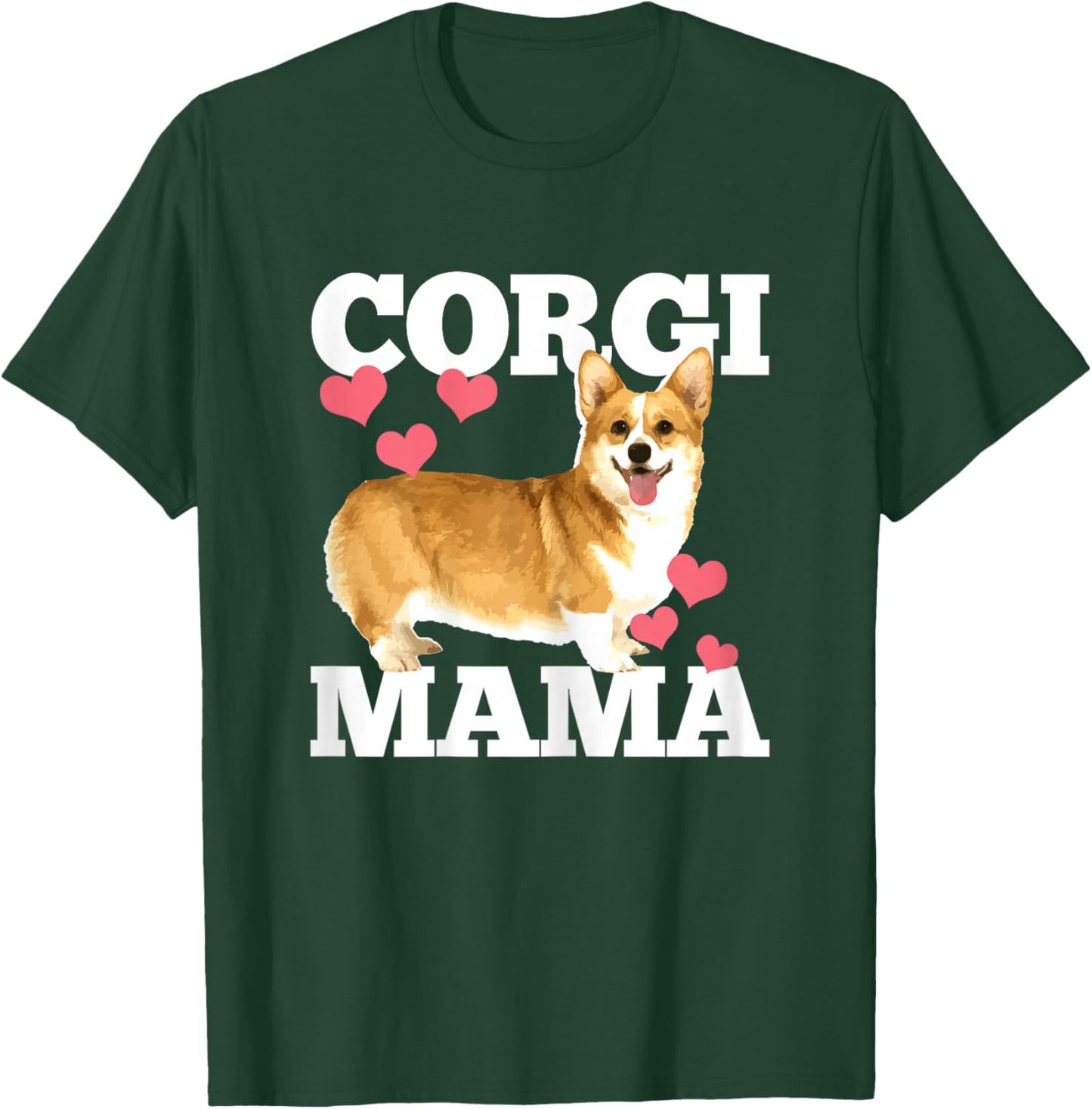 Corgi Mama T-Shirt - T-Shirt | Forest