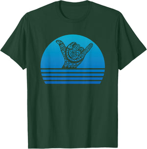 Tribal Shaka Shirts - Maori Shirt - Hawaiian Tribal T-Shirt - T-Shirt | Forest