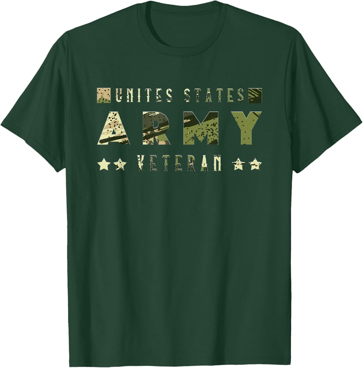 Veteran Outfit Women United States Army Veteran T-Shirt - T-Shirt | Forest