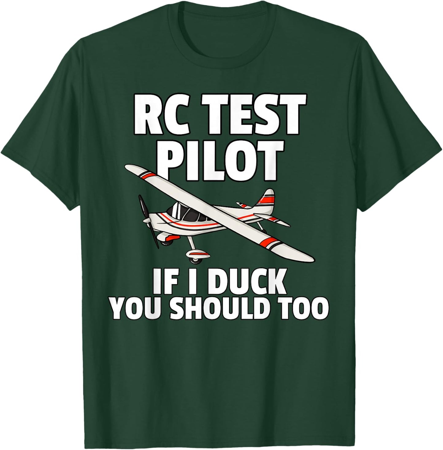 RC Test Pilot For RC Plane Model Airplane Lover T-Shirt - T-Shirt | Forest