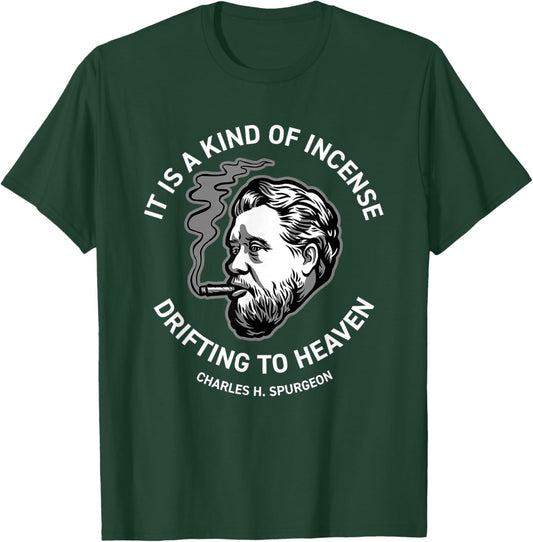 Spurgeon Cigar Quote T-Shirt - T-Shirt | Forest