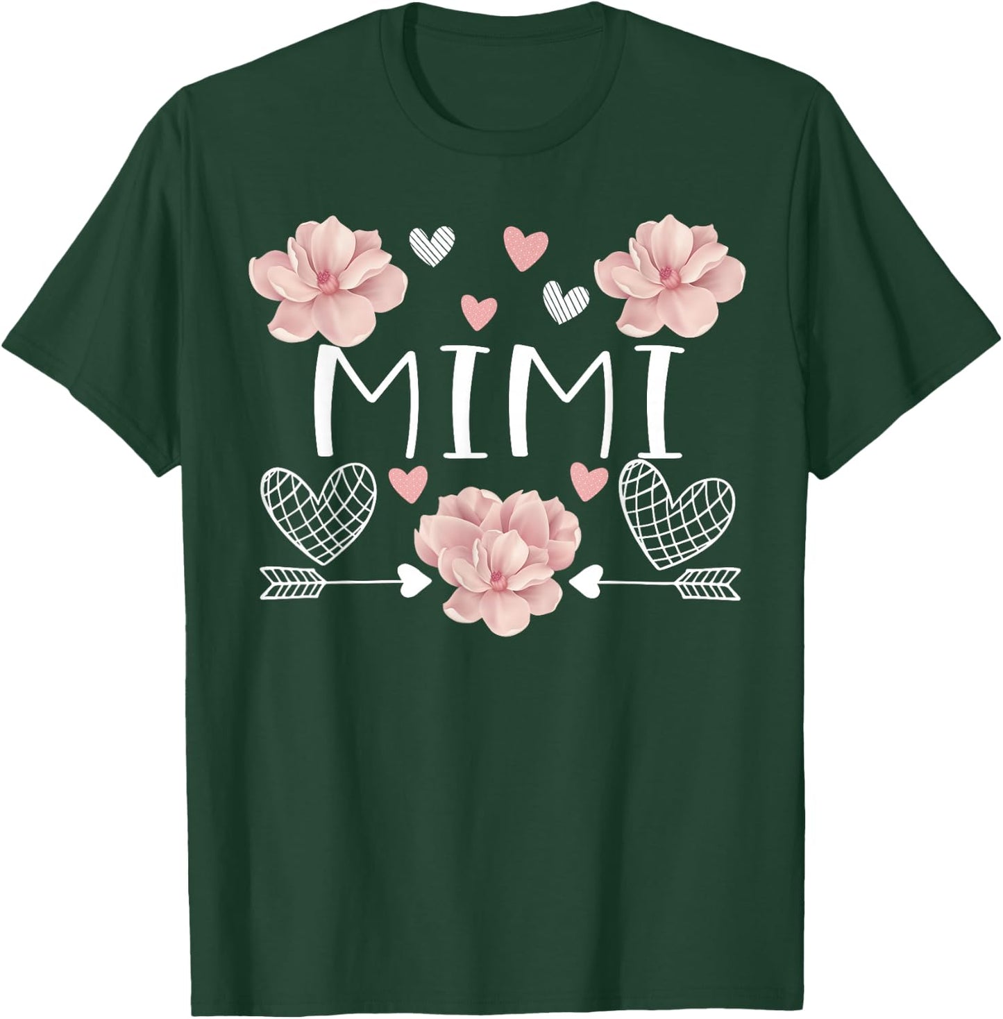 Mimi shirt Pink Flowers Mother's Day Mimi T-Shirt - T-Shirt | Forest