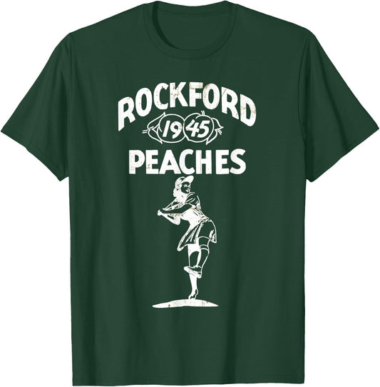 Vintage Rockford Peaches Promo T-Shirt - T-Shirt | Forest