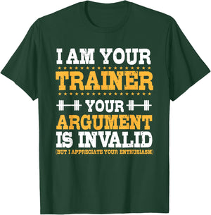 Personal Trainer Fitness Instructor Workout Coach T-Shirt - T-Shirt | Forest