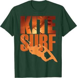 Kiteboarding Kitesurf Kiteboard Beach ks T-Shirt - T-Shirt | Forest