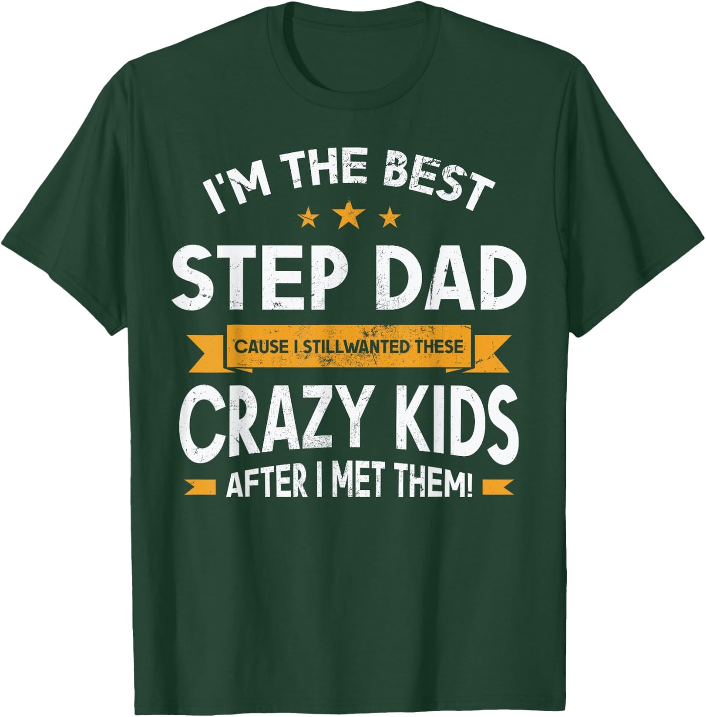 Stepdad Stepdaddy Stepfather T-Shirt - T-Shirt | Forest