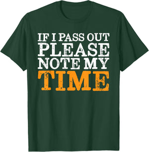 Note My Time design Print Funny Rower Meme Quote Graphic T-Shirt - T-Shirt | Forest