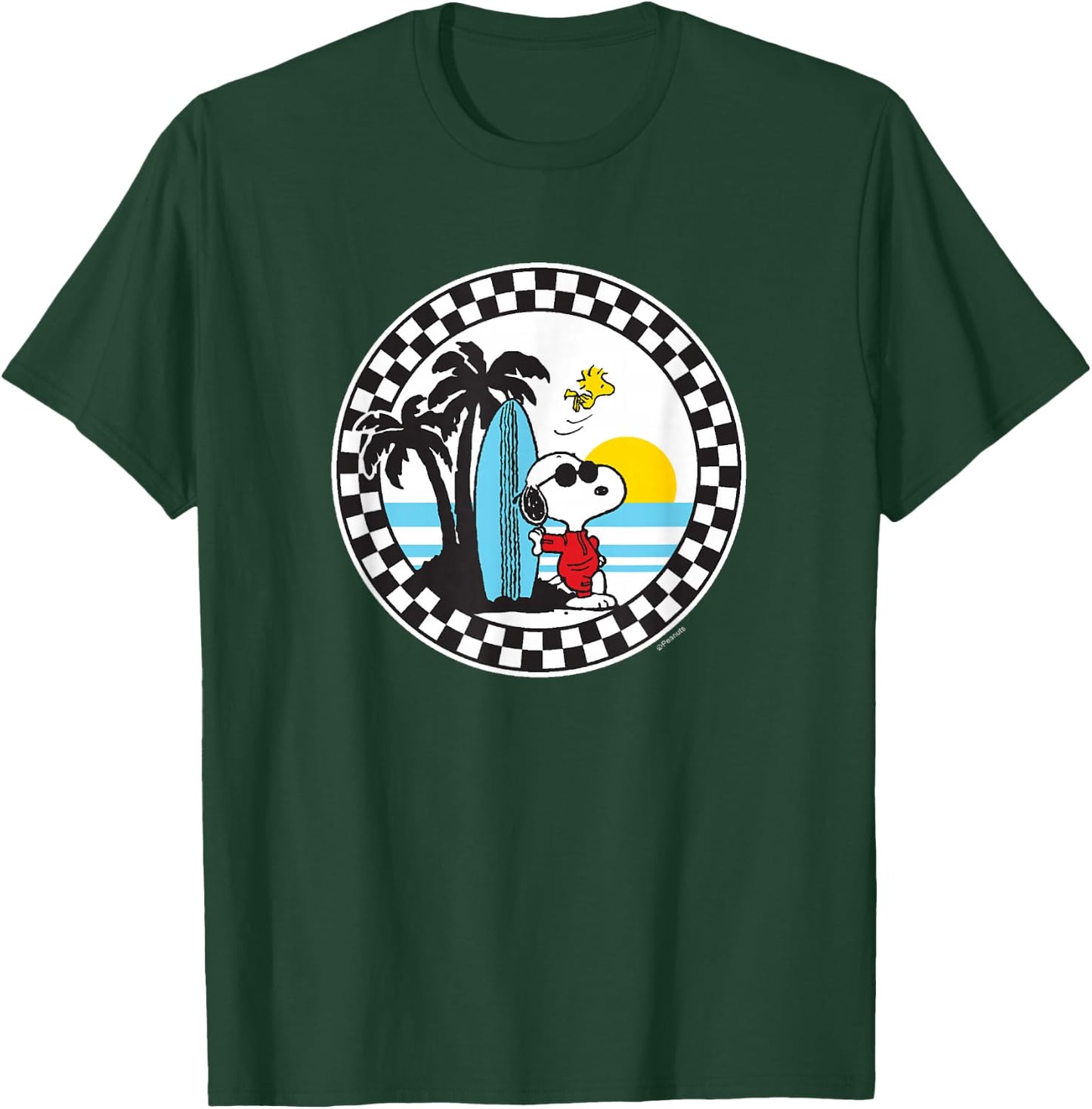 Peanuts - Snoopy Surfs Up T-Shirt - T-Shirt | Forest
