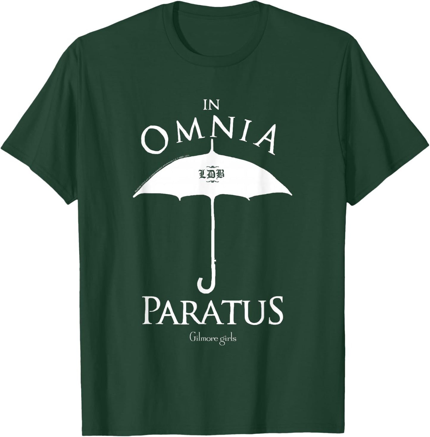 Gilmore Girls in Omnius Paratus Umbrella Logo TV Show T-Shirt - T-Shirt | Forest