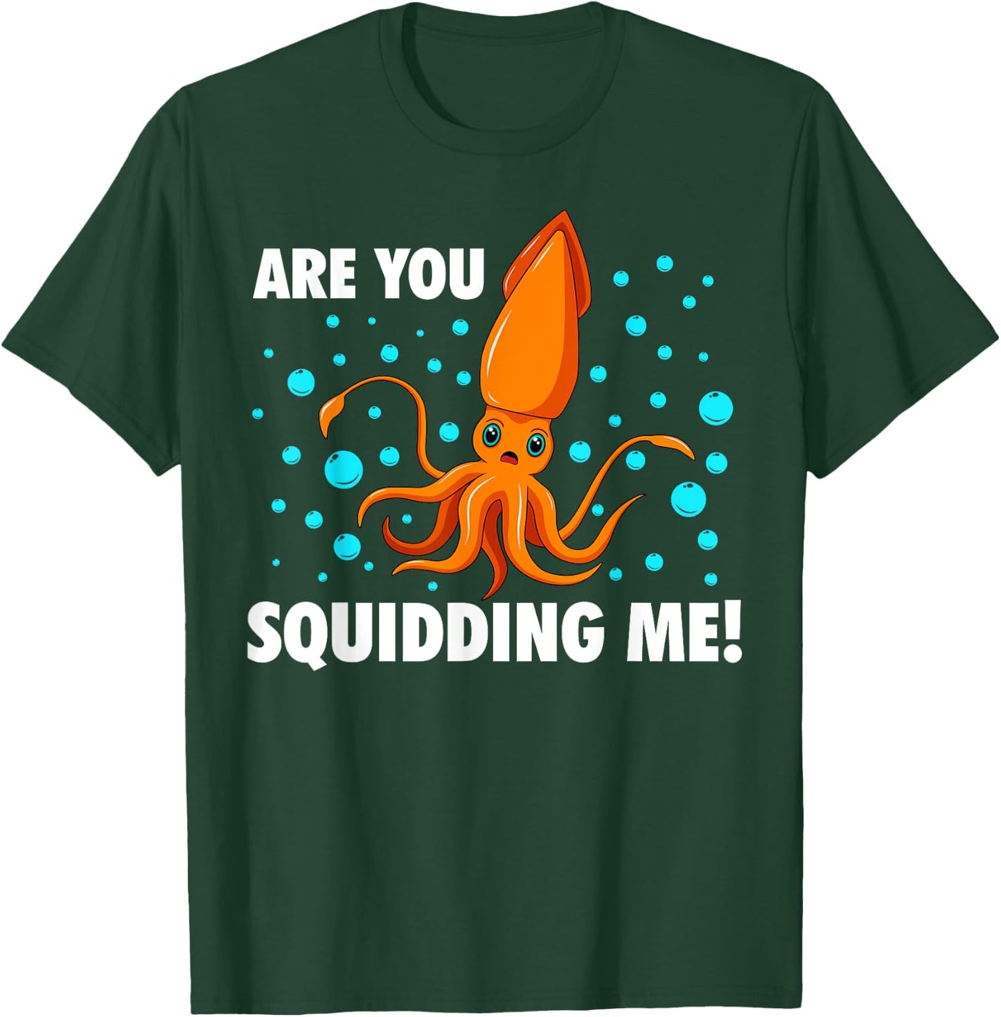 Cool Squid Women Kids Zoologist Octopus Fish Animal T-Shirt - T-Shirt | Forest