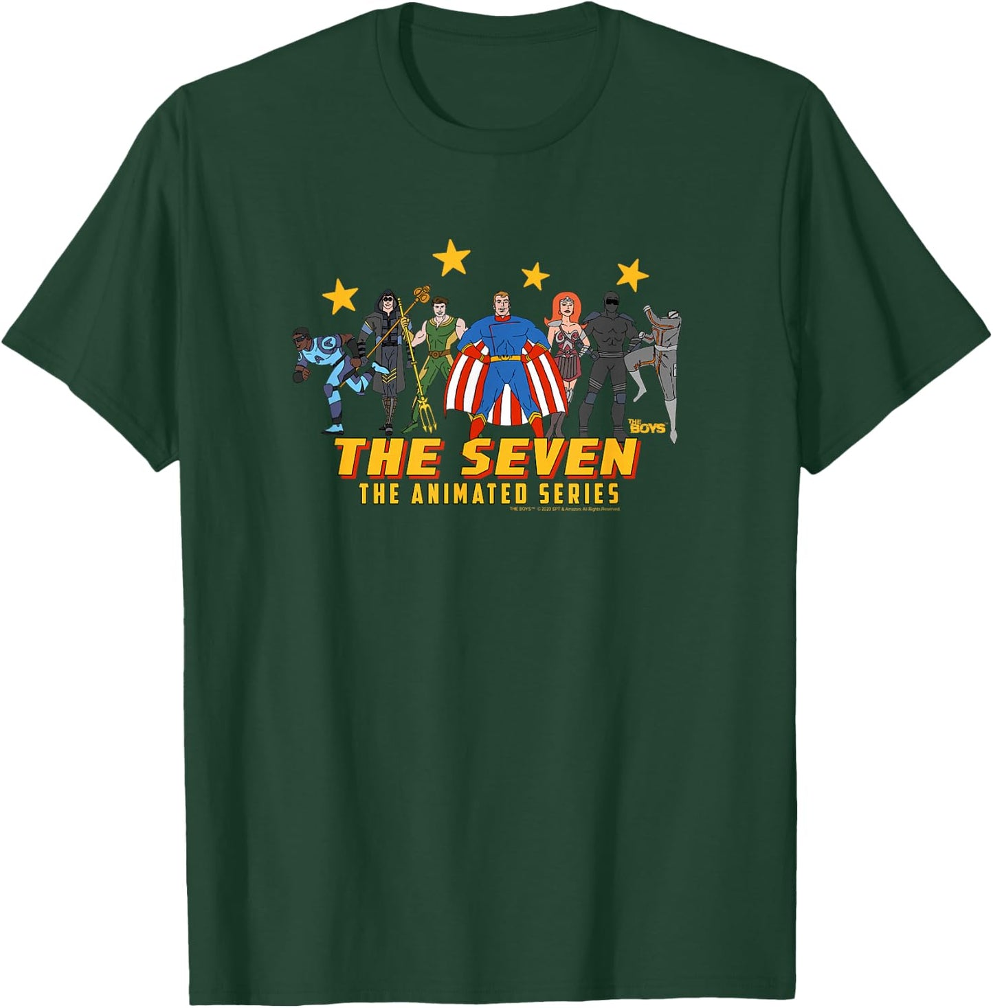The Boys Cartoon Illustration Superhero TV Show T-Shirt - T-Shirt | Forest