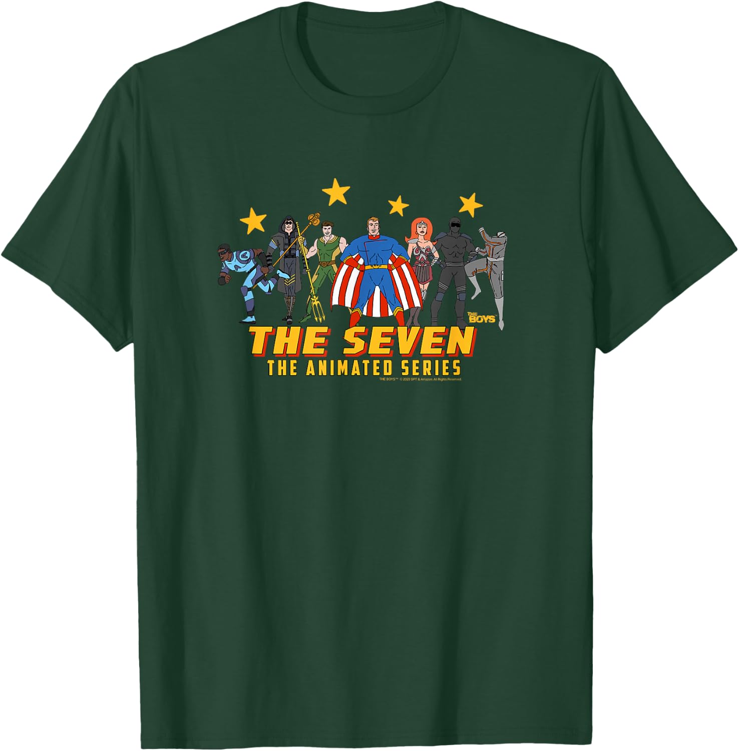The Boys Cartoon Illustration Superhero TV Show T-Shirt - T-Shirt | Forest