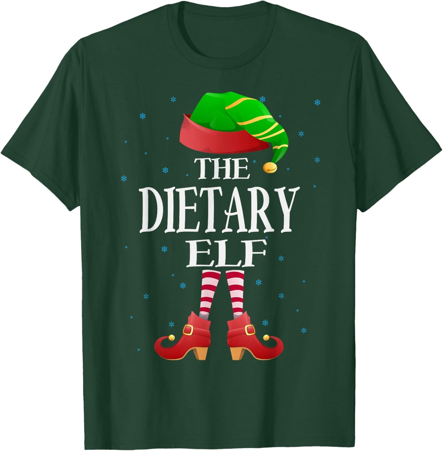 Dietary Elf Funny Matching Pajama Group Christmas Women T-Shirt - T-Shirt | Forest