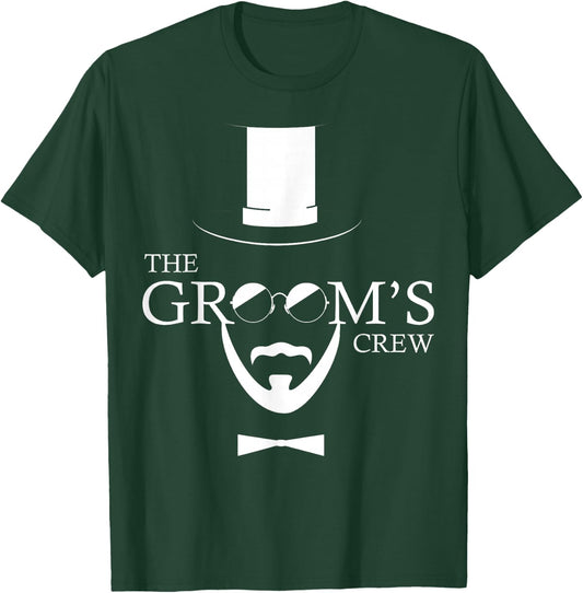 The Groom´s Crew Wedding T-Shirt - T-Shirt | Forest