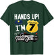 Kids 7th Birthday Policeman Boy Seven Year Old Police Officer T-Shirt - T-Shirt | Forest