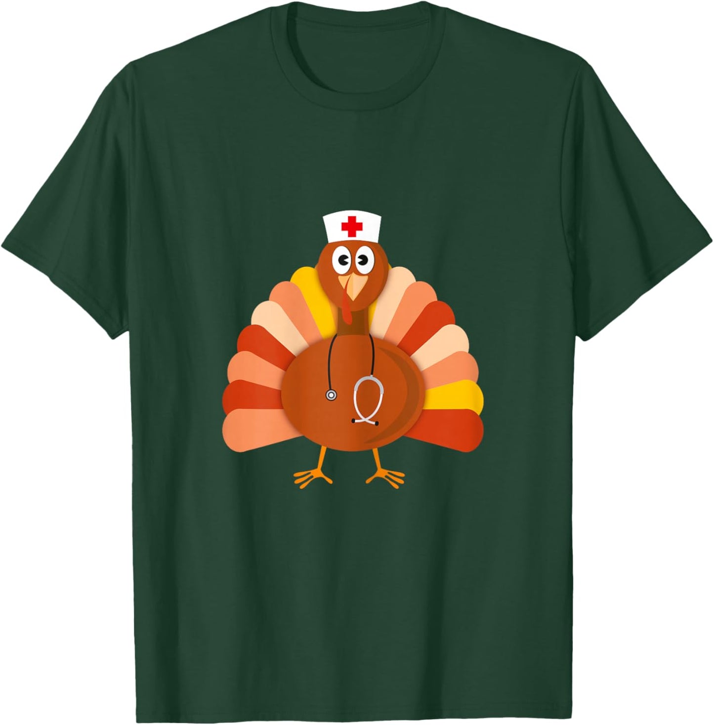 Holiday Nurse Top T-Shirt - T-Shirt | Forest