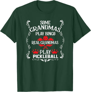 Pickleball Funny Grandma Saying for Senior Mother T-Shirt - T-Shirt | Forest