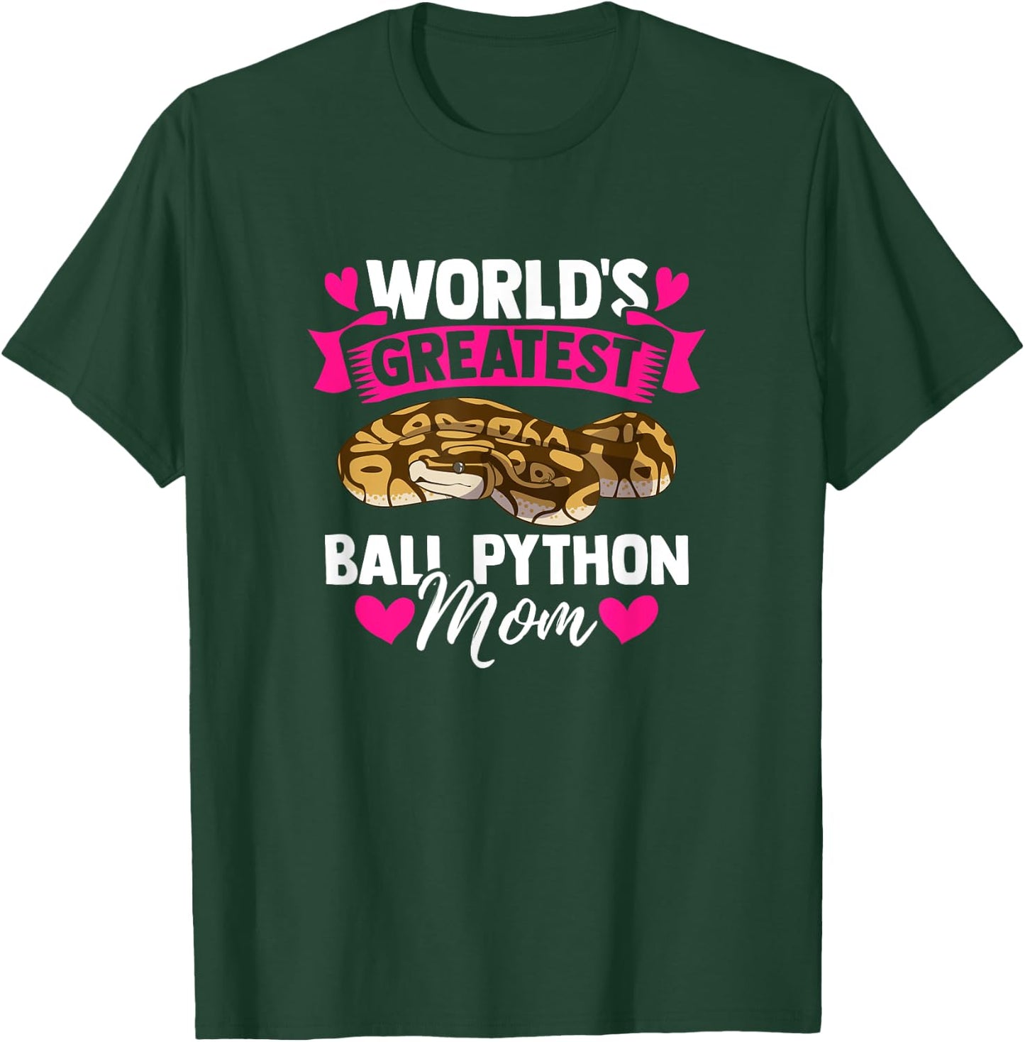 Ball Python Mom Snake Pet Owner Animal Ball Python T-Shirt - T-Shirt | Forest