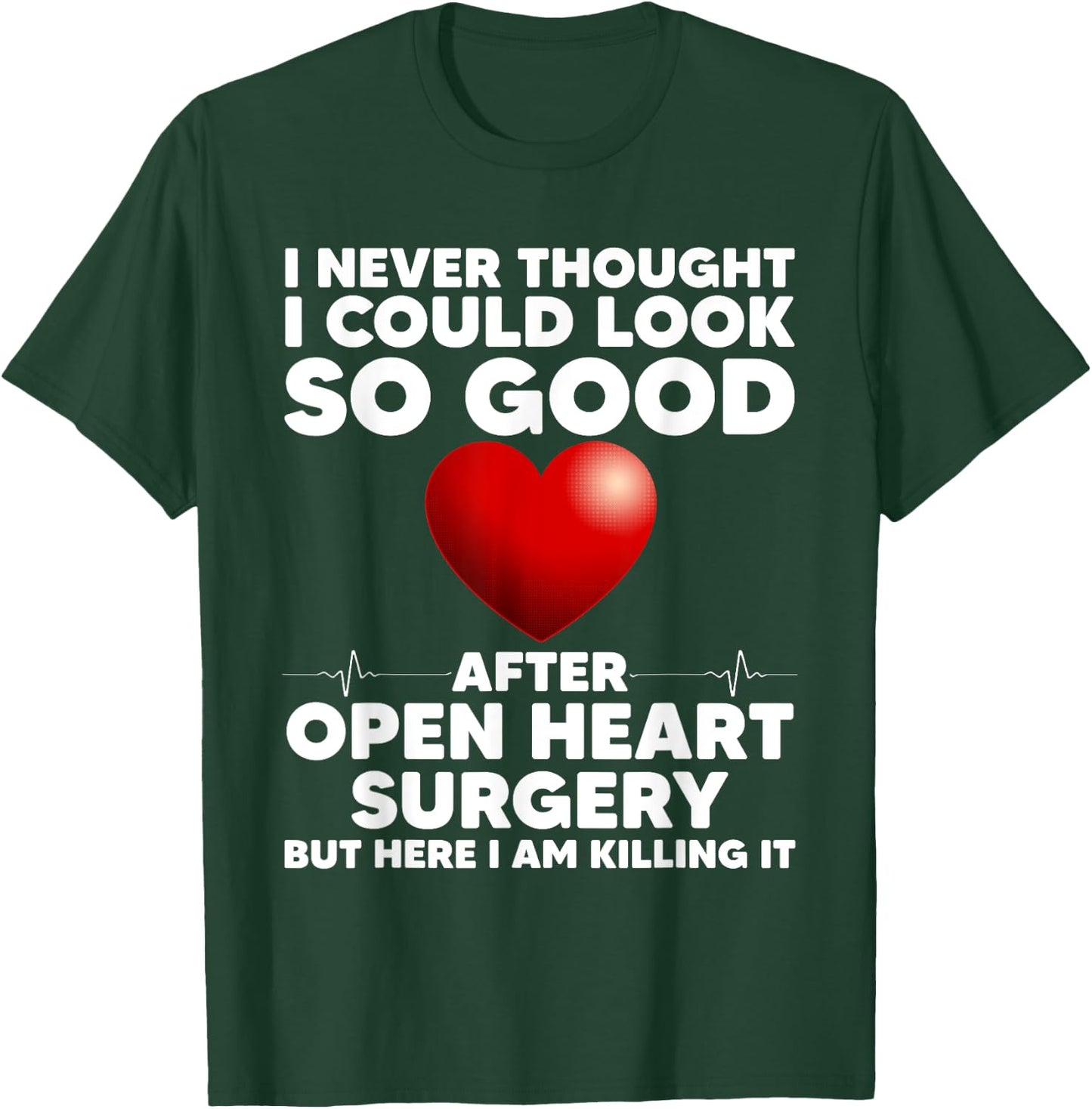 Heart Surgery Survivor Art Women Transplant Recovery T-Shirt - T-Shirt | Forest
