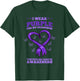 I Wear Purple For My Grandson Testicular Cancer Awareness T-Shirt - T-Shirt | Forest