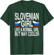 Slovenian Girl - Slovenia Flag T-Shirt - T-Shirt | Forest