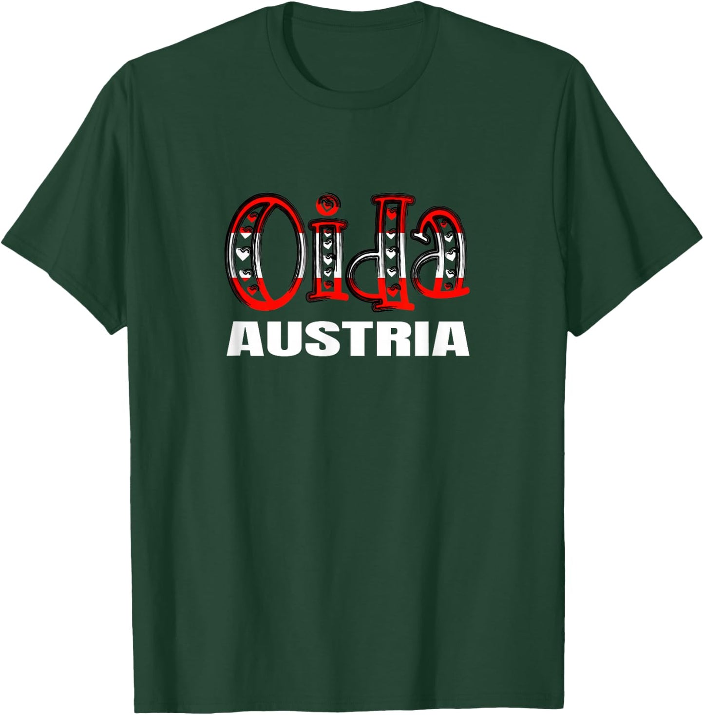 OIDA Austria Soccer Gemma VOIGAS Cheer T-Shirt - T-Shirt | Forest