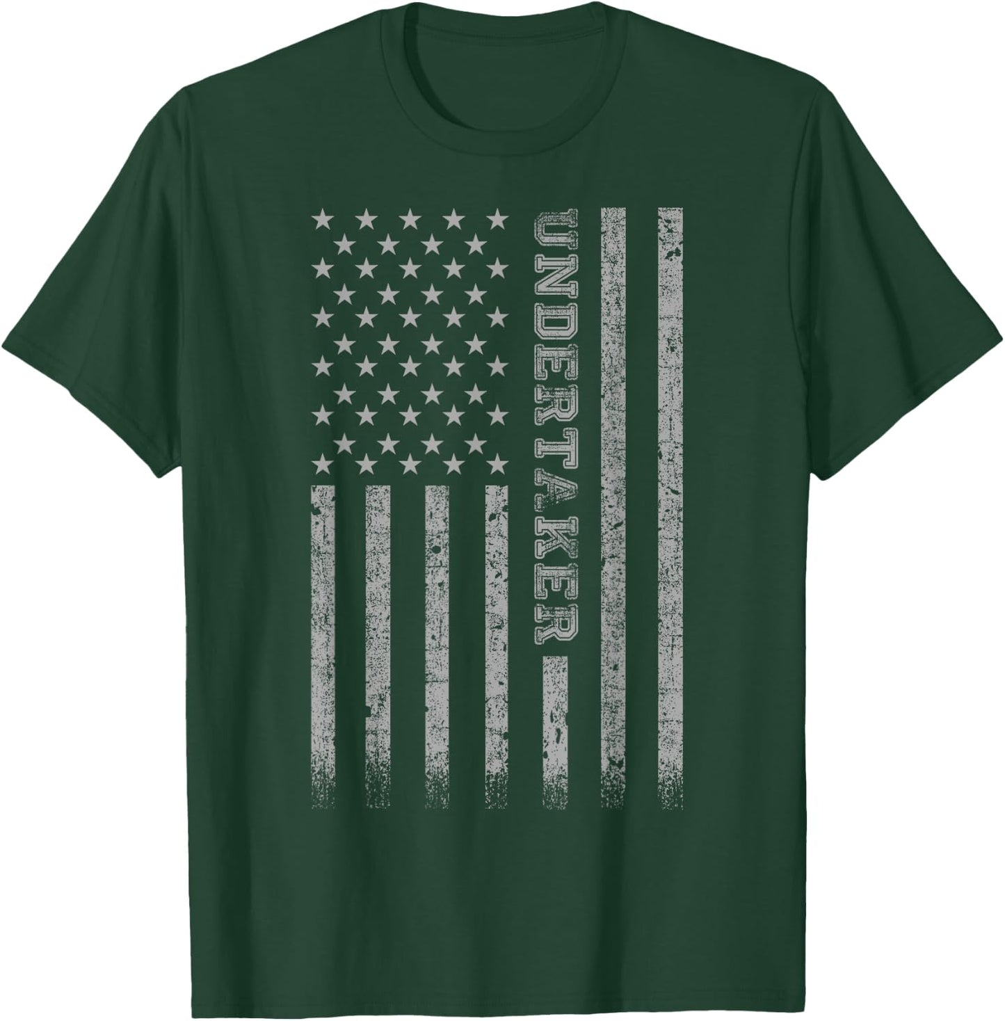Undertaker American Flag T-Shirt - T-Shirt | Forest