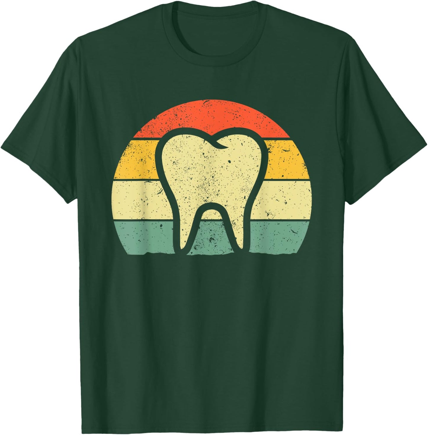 Funny Dentist Orthodontics Design Tooth Dental Hygienist T-Shirt - T-Shirt | Forest