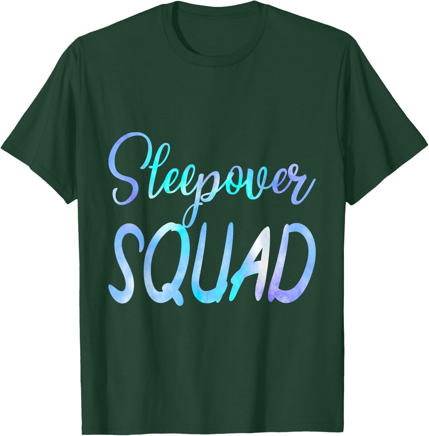 Sleepover Squad Slumber Party Crew Pajama BFF Bestie Tie Dye T-Shirt - T-Shirt | Forest