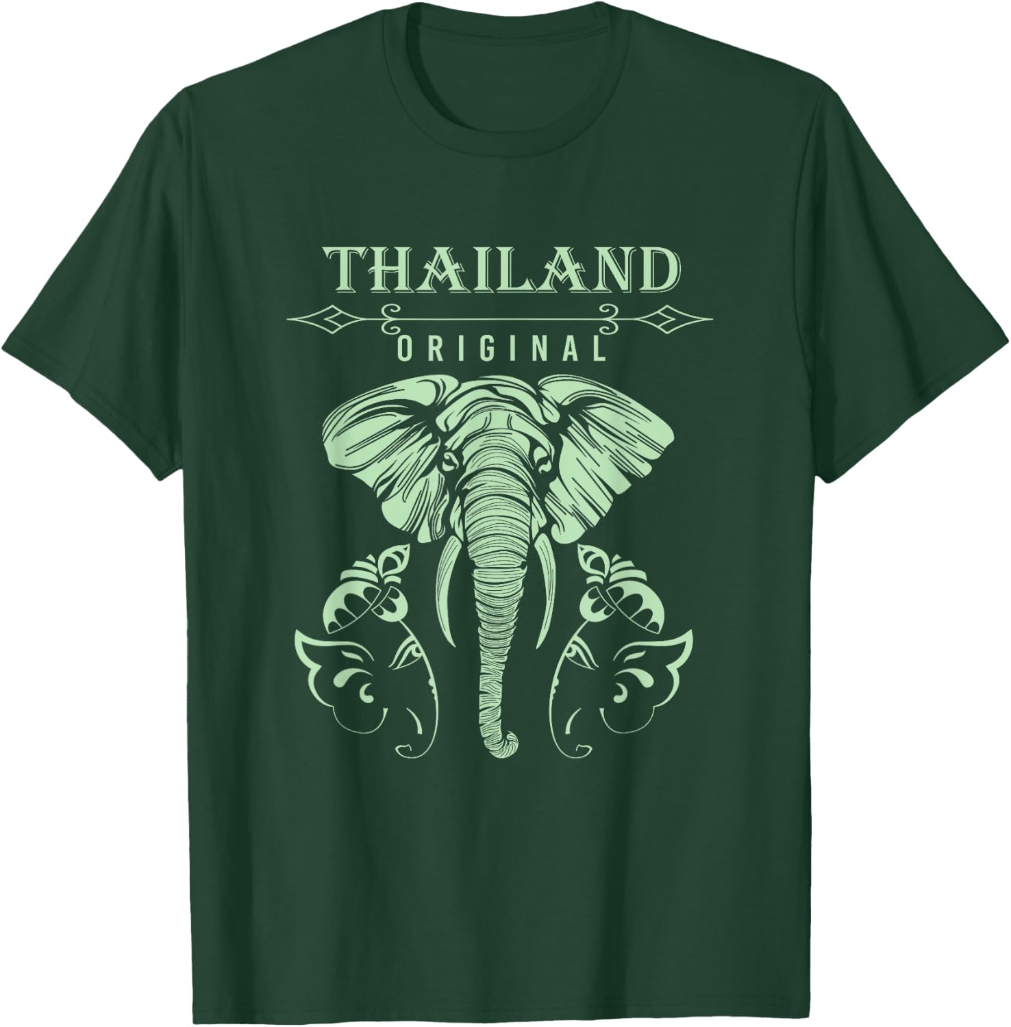 Gift Elephant Bangkok Asia Thailand T-Shirt - T-Shirt | Forest