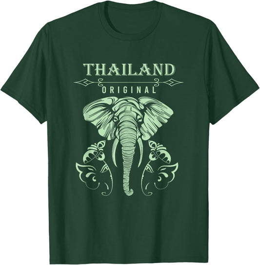 Gift Elephant Bangkok Asia Thailand T-Shirt - T-Shirt | Forest