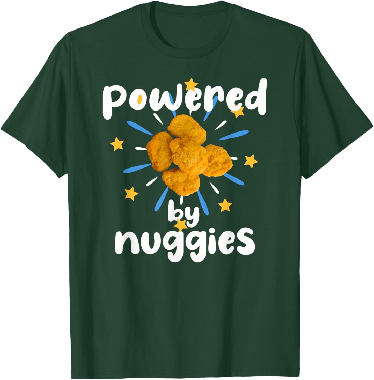 I'm A Magical Chicken Nugget Fun Powered by Nuggies Chicken Nuggets - Black, Small T-Shirt - T-Shirt | Forest