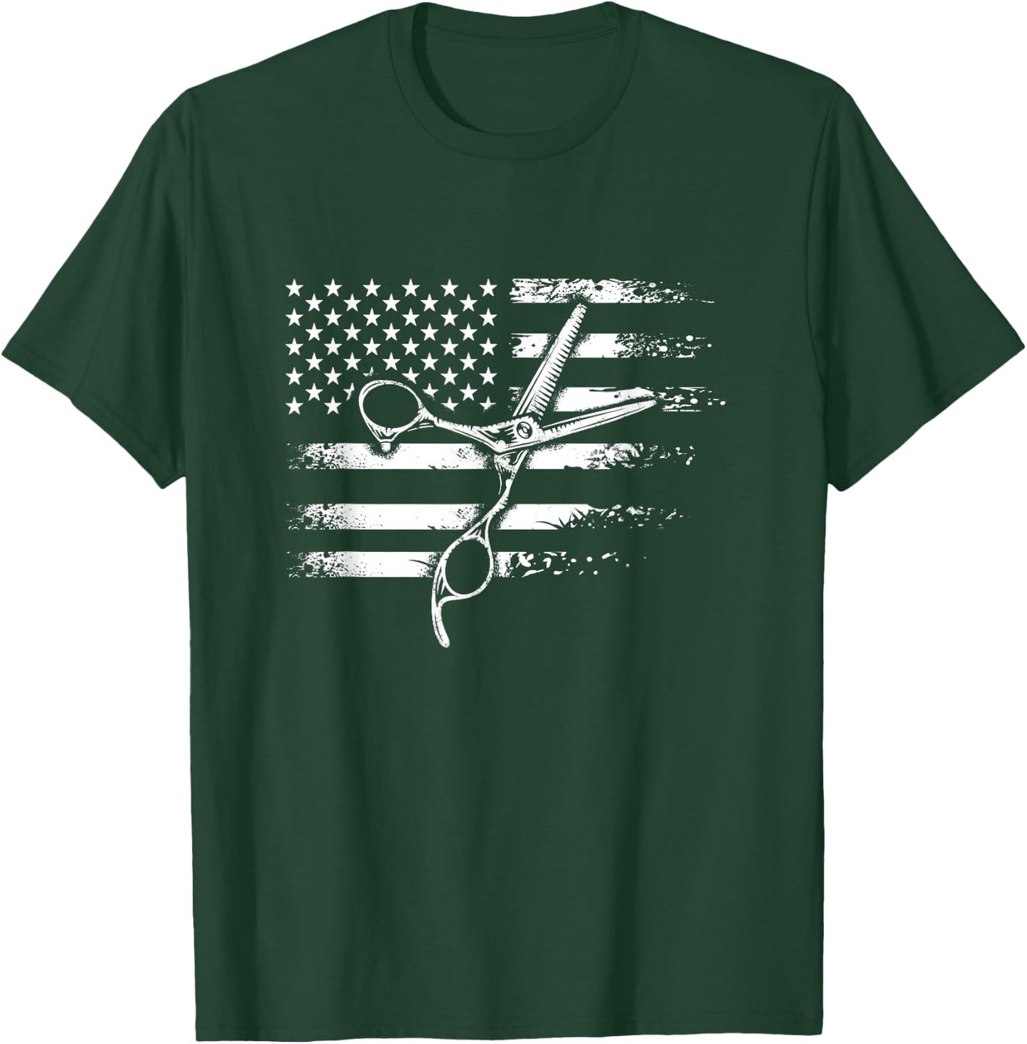 Barber Barbershop - Hairdresser Hairstylist T-Shirt - T-Shirt | Forest