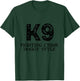 K9 Police Military Working Dog K-9 Handler Doggy Style Women T-Shirt - T-Shirt | Forest