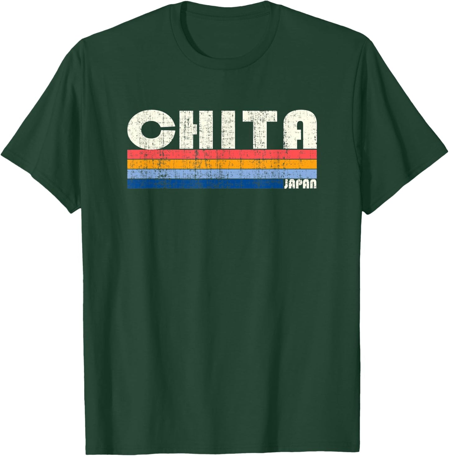 Retro Vintage 70s 80s Style Chita, Japan T-Shirt - T-Shirt | Forest