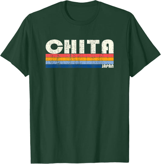 Retro Vintage 70s 80s Style Chita, Japan T-Shirt - T-Shirt | Forest