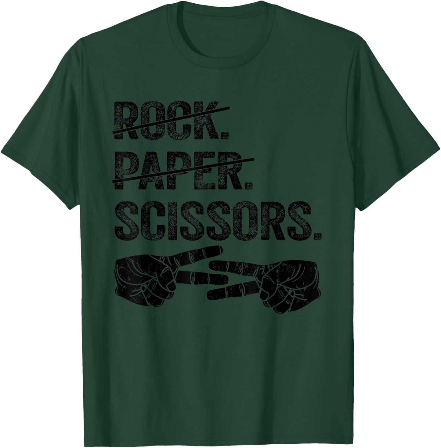 Rock Paper Scissors Lesbian Women Girls Gay Pride Parade T-Shirt - T-Shirt | Forest