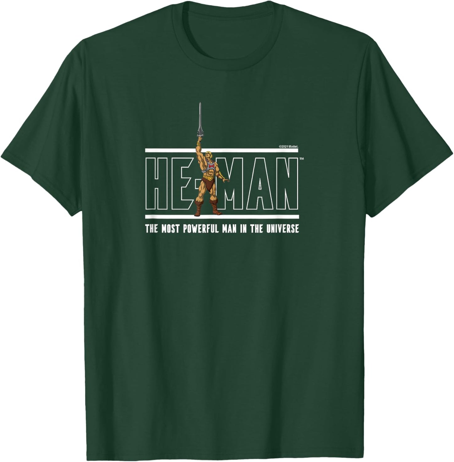 Masters of The Universe - Most Powerful Man in The Universe T-Shirt - T-Shirt | Forest