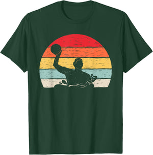 Vintage Retro Water Polo Shirt Water Polo Coach Player Gift T-Shirt - T-Shirt | Forest