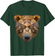 Bear Brown Bear Grizzly Bear Polygon Art Geometric Shapes T-Shirt - T-Shirt | Forest