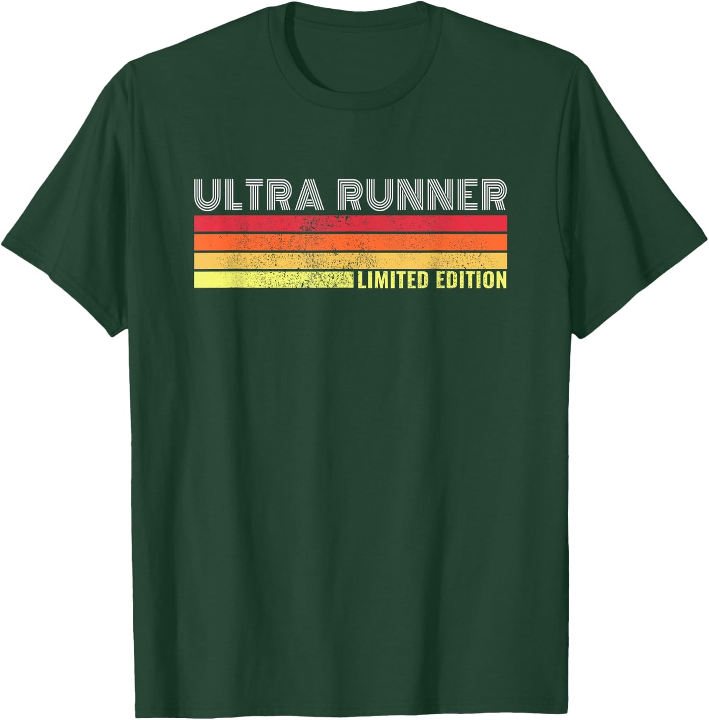 Ultramarathon Ultra Running Retro Marathon Ultra Runner T-Shirt - T-Shirt | Forest